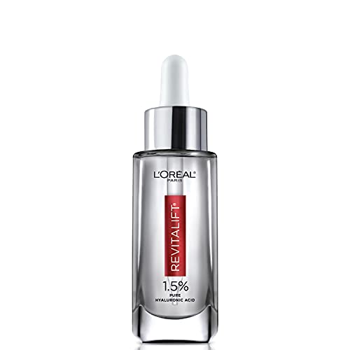 L'Oreal Paris Anti-Aging Face Serums Kit, Revitalift Derm Intensives Serums, Pure Hyaluronic Acid Serum and Pure Glycolic Acid Serum