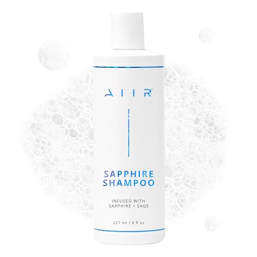 AIIR Sapphire Hair Shampoo - Vegan Sulfate-Free Grow & Shine 8 Fl Oz