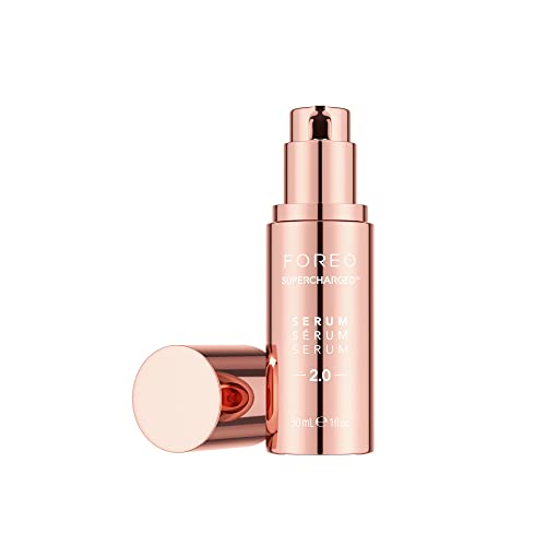 FOREO SUPERCHARGED Serum 2.0 ? Conductive Skincare Gel ? Hyaluronic Acid & Squalane ? Vegan ? Clean Formula ? 1 fl.oz
