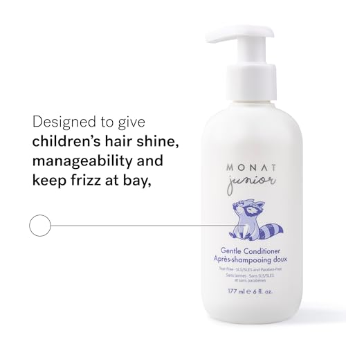 MONAT Junior Gentle Kids Conditioner - Anti-Frizz, Tear-Free, Sulfate & Paraben-Free, 177ml