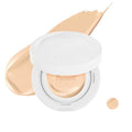Parnell Cicamanu Serum Cushion 19N Neutral Porcelain Moisturizing Foundation (0.52 fl oz) - Glass Skin & Lightweight for Dry/Sensitive Skin
