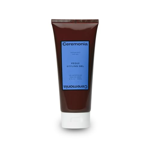 Ceremonia Pequi Styling Gel - Medium Hold, Shine & Frizz Control, 6.7 fl oz