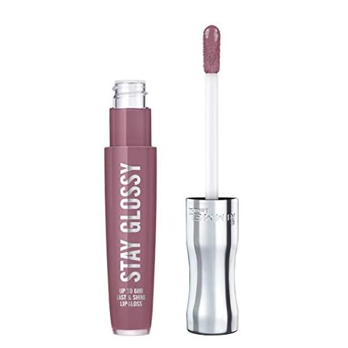 Rimmel Stay Glossy Lip Gloss in 200 Tainted Love, Pack of 1 with Lip Gloss in 290 Date Night