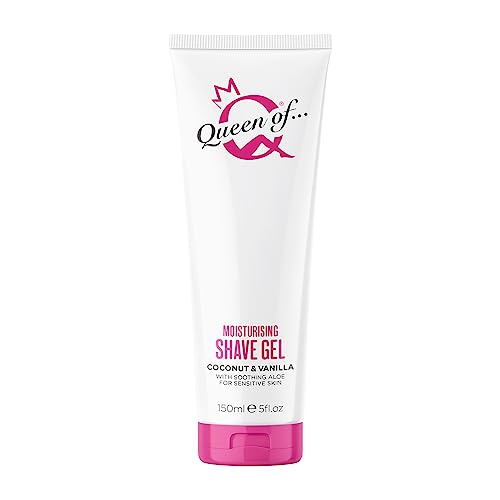 Queen of Ooh la la! Sensitive Moisturising Coconut and Vanilla Shaving Gel For Women 150ml