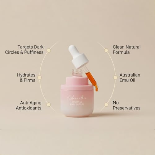 Astaxanthin Eye Serum with Emu Oil - Natural Antioxidant for Radiant Skin