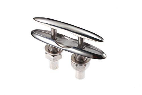 Retractable 6-Inch Stainless Steel Marine Boat Cleat - Low Profile, Neat Design with Variation: One Size