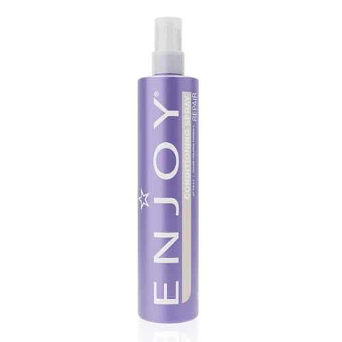 ENJOY Conditioning Spray (10.1 OZ) Moisture-Rich, Smoothing, Shine-Enhancing Conditioning Spray | Essential Hydration, Strengthens Hair, Tames Frizz, Leave-in Detangler, pH 3.5-4.5 Balanced, Smooth Cutting Tool
