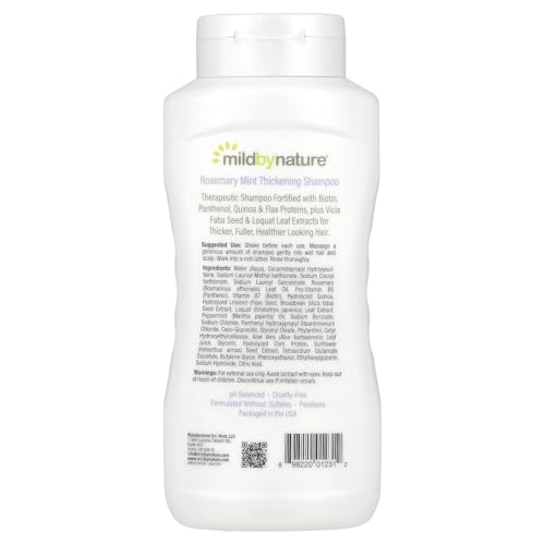 Hair Thickening Biotin Shampoo with B-Complex & Rosemary Mint - 16 fl oz