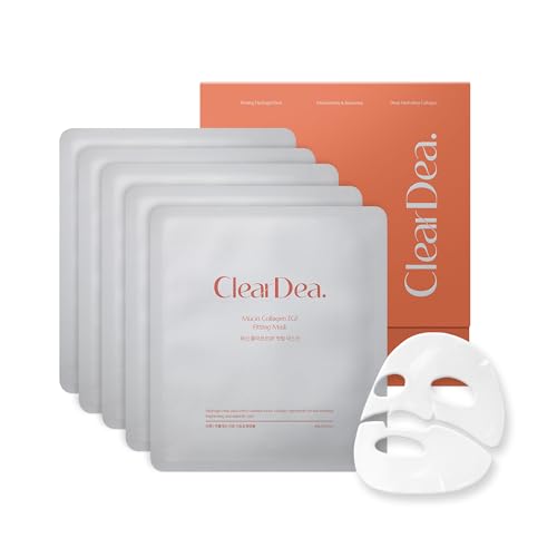 ClearDea Mucin Collagen Hydrogel Mask Pack – Hydrating & Firming Facial Sheets