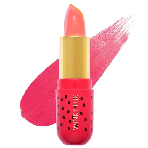 Winky Lux Watermelon Jelly pH Lip Balm - Hydrating Lip Balm, Natural Pink Tint with pH Color Changing, Moisturize & Soften Lips While Leaving Sheer Pink Tint, With Watermelon Candy Scent