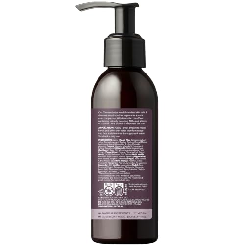 Gentle Facial Cleanser for Sensitive Skin - All Natural, Vegan & Cruelty-Free - 4.23 oz