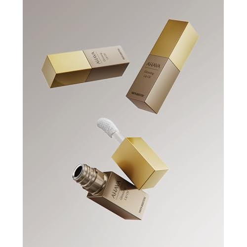 Ahava Glossing Lip Oil 6ml ? Hydrating & Nourishing Lip Treatment with Dead Sea Minerals, Jojoba Oil & Date Extract ? Protects Against Dryness & Delivers Glossy, Non-Sticky Finish
