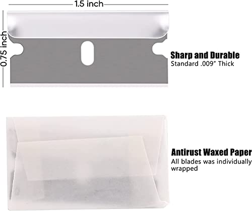 REXBETI 1400 Pack Single Edge Razor Blades for Scrapers – Industrial Utility Blades