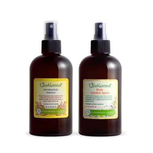 Anti-Aging Body Treatment & Hydrating Serum Duo for Dry Skin and Stretch Marks