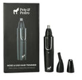 Nose & Ear Hair Trimmer with 3 Attachments - Waterproof Rechargeable Grooming Tool