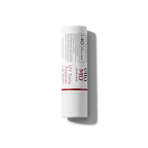 EltaMD UV Daily Peptide Lip Balm SPF 40 - Mineral Lip Sunscreen, 1 Count
