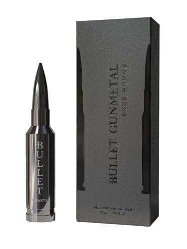 Bullet Gunmetal Eau de Parfum - Bold Citrus & Leather Fragrance for Men & Women