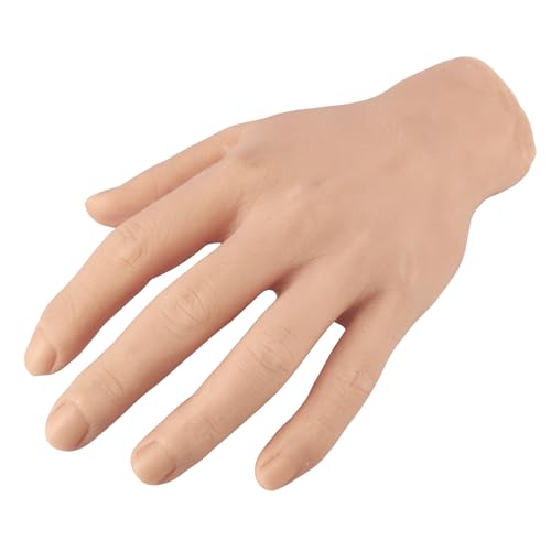 Silicone Hand Practice Model for Tattooing - Left Male Hand