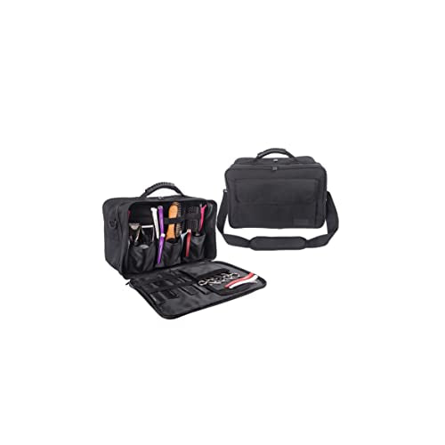 Large Capacity Hairdressing Tool Bag with Compartments Salon Organizer