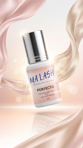 Perfecto Eyelash Extension Adhesive 5ml - Ultra-Fast 0.3-0.5 Sec Drying, Black, 8 Weeks Retention - MA LASH Variation