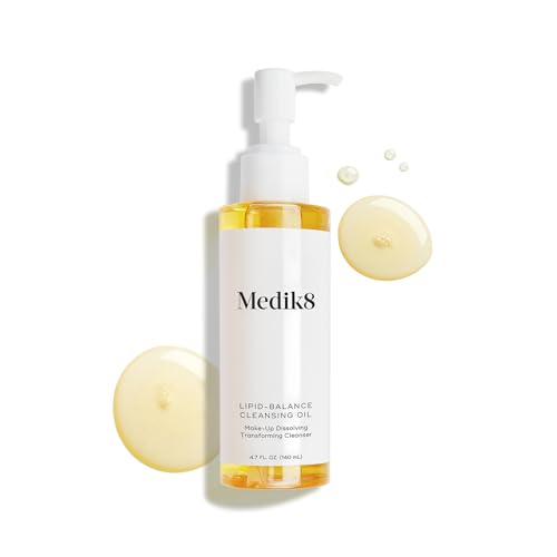 Medik8 Lipid-Balance Cleansing Oil - Transforming Facial Cleanser - Face Cleanser for Radiant Complexion - Face Wash for Women and Men - 4.7 oz