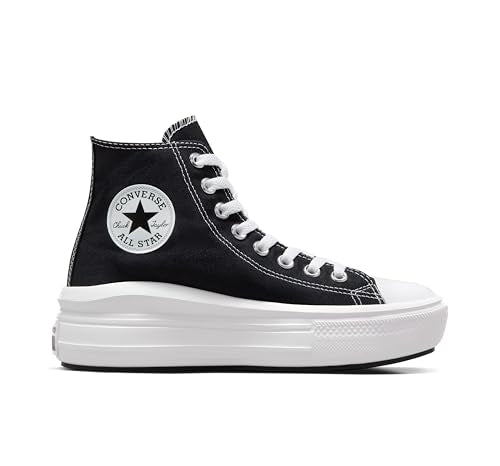 Converse Women's Chuck Taylor Move Platform High Top Sneakers - Black 6.5