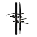 Gentlehomme - Men's 2-in-1 Eyebrow Brush & Pencil - Shape, Define & Fill In - Ultra-Thin - Long-Lasting Black - Vegan - 2 Pencils