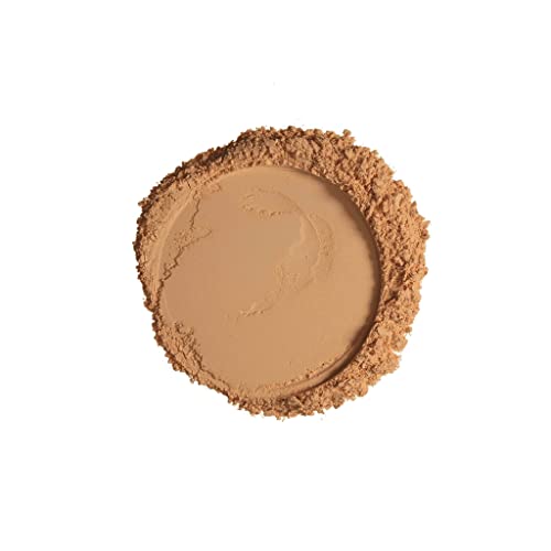 Ruby Kisses Powder Foundation Full Coverage Matte Foundation Long Lasting Face Makeup 0.35 oz. (Golden Honey) (Pack of 2)
