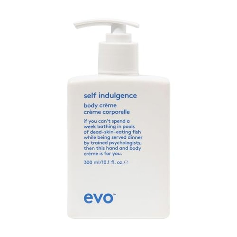 EVO Self Indulgence Moisturizing Body Cream for Dry Skin Types, Men & Women - Hydrates & Soothes, Vegan Body Lotion - 10.1 fl oz