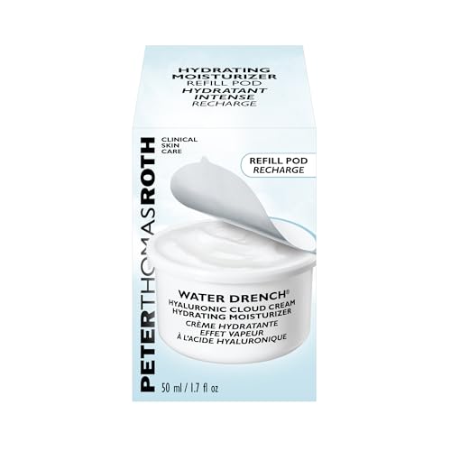 Peter Thomas Roth | Water Drench¢ç Hyaluronic Cloud Cream Hydrating Moisturizer Refill Pod | Hyaluronic Acid Cream For All Skin Types, Line-Smoothing, Fragrance-Free