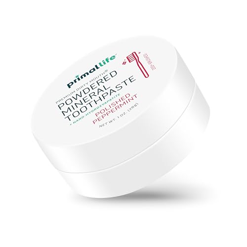 Polished Peppermint Organic Toothpowder - Vegan Natural Oral Care, 1 oz