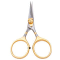 Hair Razor Scissor 4.5 Inches Straight Adjustable Tension Gold Loops