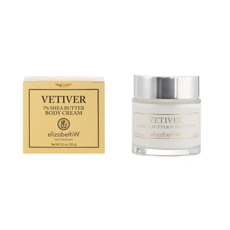 Elizabeth W, Vetiver Body Cream, 3.5 Ounces