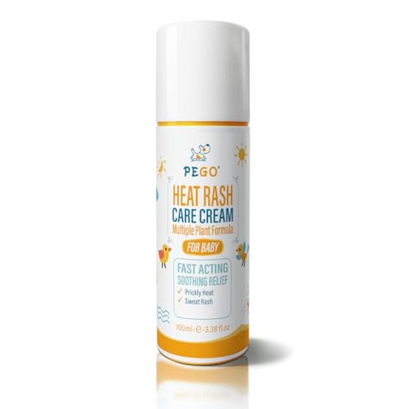 Heat Rash Care Cream for Babies | Prevents Prickly Heat, Sweat Rashes, Eczema & Skin Inflammation | Alleviating Discomfort for Babies Skin | 100ml/3.38oz (100ml/1pcs)