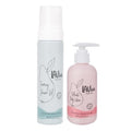 Body Care Set, Foaming Body Wash and Delicate Body Lotion, Natural Pear and Chamomile, 150ml