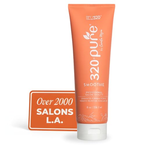 320Pure Smoothie Leave-In Conditioner for Women - All Hair Types, 8oz, Detangler & Frizz Control