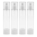 TRENDBOX 120ml / 4oz Airless Vaccum Pump Travel Bottles for Lotions, Cream - 4 Pack