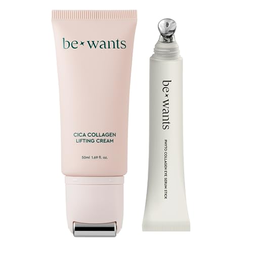 [K-Beauty] bewants Cica Collagen Lifting Cream(1.7 fl oz) and Phyto Collagen Roll-On Eye Cream