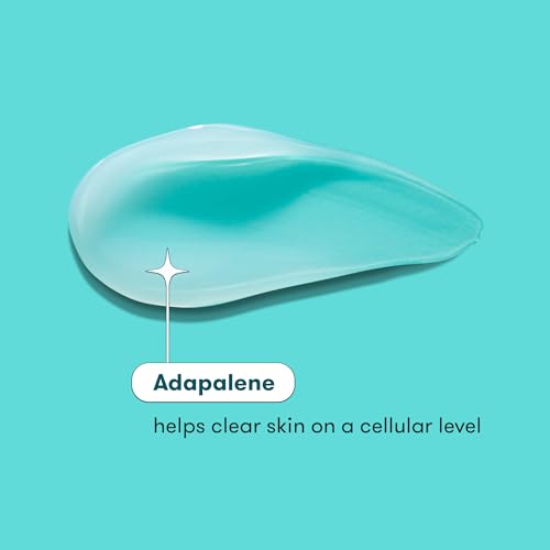 ProactivMD Adapalene Gel Acne Treatment, Paraben Free, Prescription Strength Retinoid For Face and Body Acne, .1% Solution, 1.6 Oz
