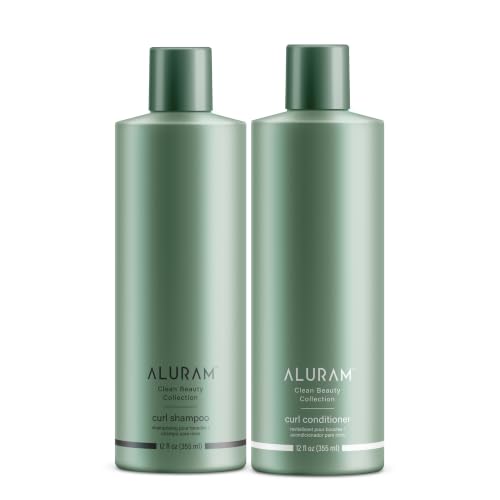 ALURAM Coconut Water-Based Curly Hair Shampoo & Conditioner Set 33.8 Fl Oz x2