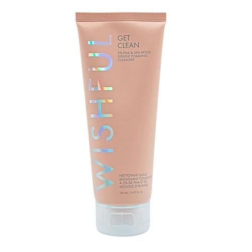 Wishful Get Clean 2% PHA & Sea Moss?Gentle Foaming Cleanser 5.07 oz / 150 ml