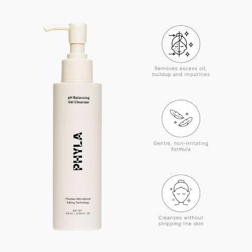 pH Balancing Gel Cleanser for Acne-Prone and Sensitive Skin - Microbiome-Friendly Face Wash