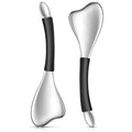 3-in-1 Cryo Gua Sha Facial Tools, Ice Roller Globes for Women Face and Eyes Massager, Unbreakable Stainless Steel Face Sculpting Skin Care Tools, Esthetician Supplies with Carry Case