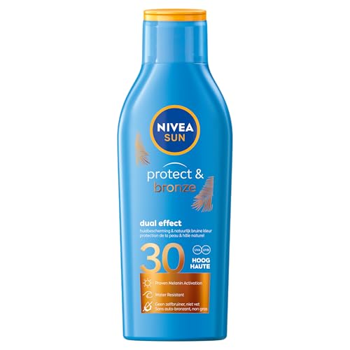 Nivea Sun Protect Body Lotion Light Texture 6.76 fl oz – Fast Absorbing, Non-Sticky