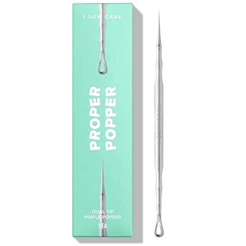 I Dew Care Dual-Tip Pimple Popper - Proper Popper, 1 EA + Hydrocolloid Acne Pimple Patch - Timeout Blemish Happy Paws, 36 Count Bundle