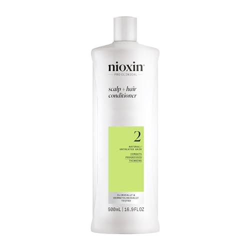 NIOXIN System 2 Hair Thickening Conditioner - 16.9 Fl Oz | Natural Hair Care