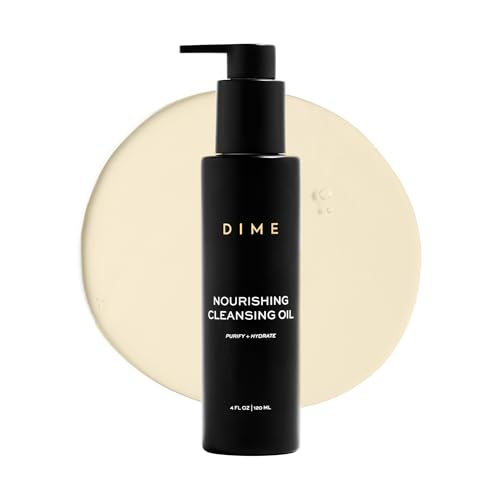 DIME Nourishing Cleansing Oil - 2-in-1 Makeup Remover & Facial Cleanser, 4 oz
