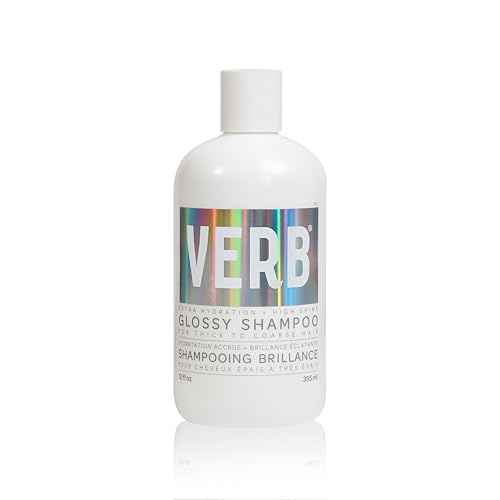 VERB Glossy Shampoo ? Cleanses + Adds High Shine for Thick to Coarse Hair ? Vegan, No Parabens or Harmful Sulfates