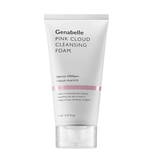 Gentle Hydrating Face Cleanser with Salicylic Acid & Calamine - Deep Cleansing Foam for Oily & Sensitive Skin - 5.07 fl oz