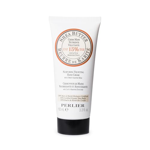 Perlier Shea Butter & Sweet Almond Milk Hand Cream - Almond Milk Variant, 3.3 fl oz